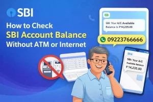 Check SBI Account Balance Without ATM