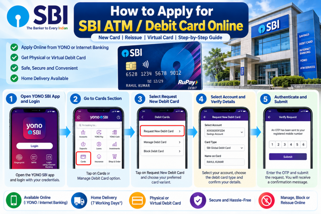 Apply for SBI ATM Card Online